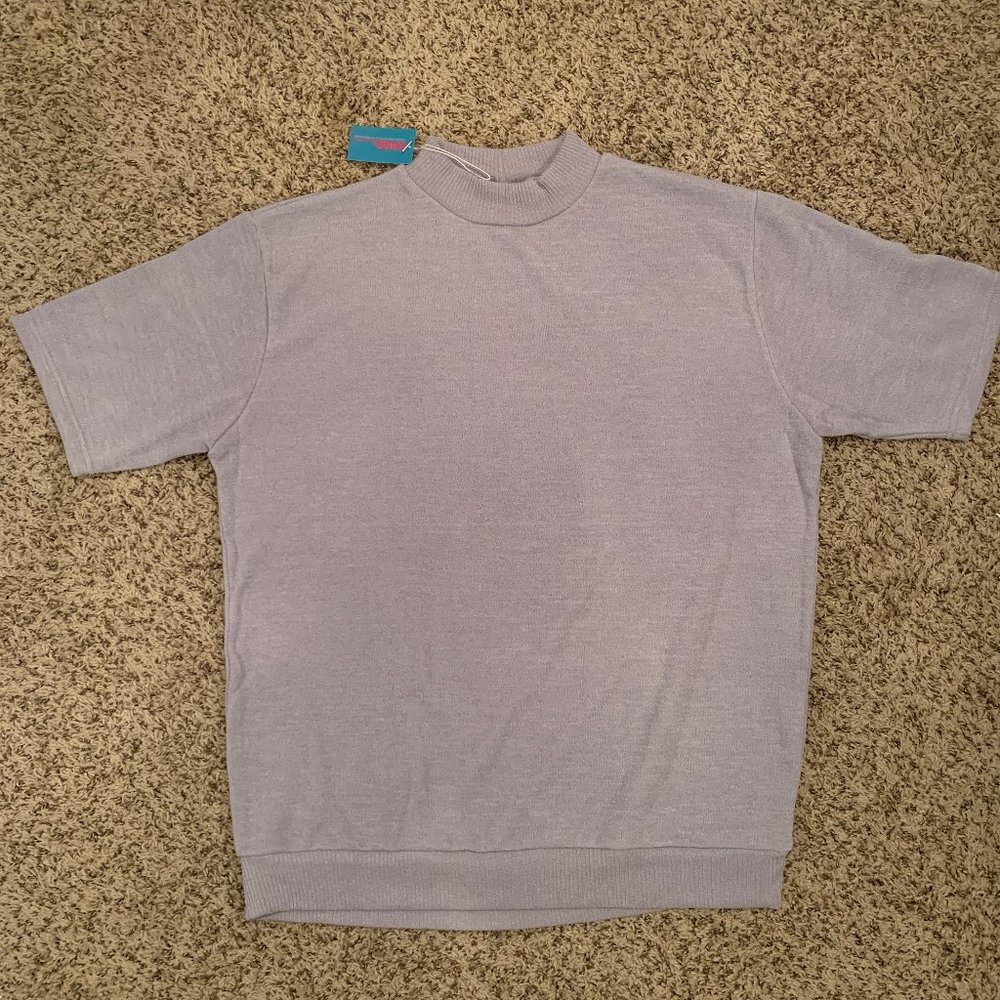 OHOO Mens Soft Cotton Pullover Mockneck 3XL